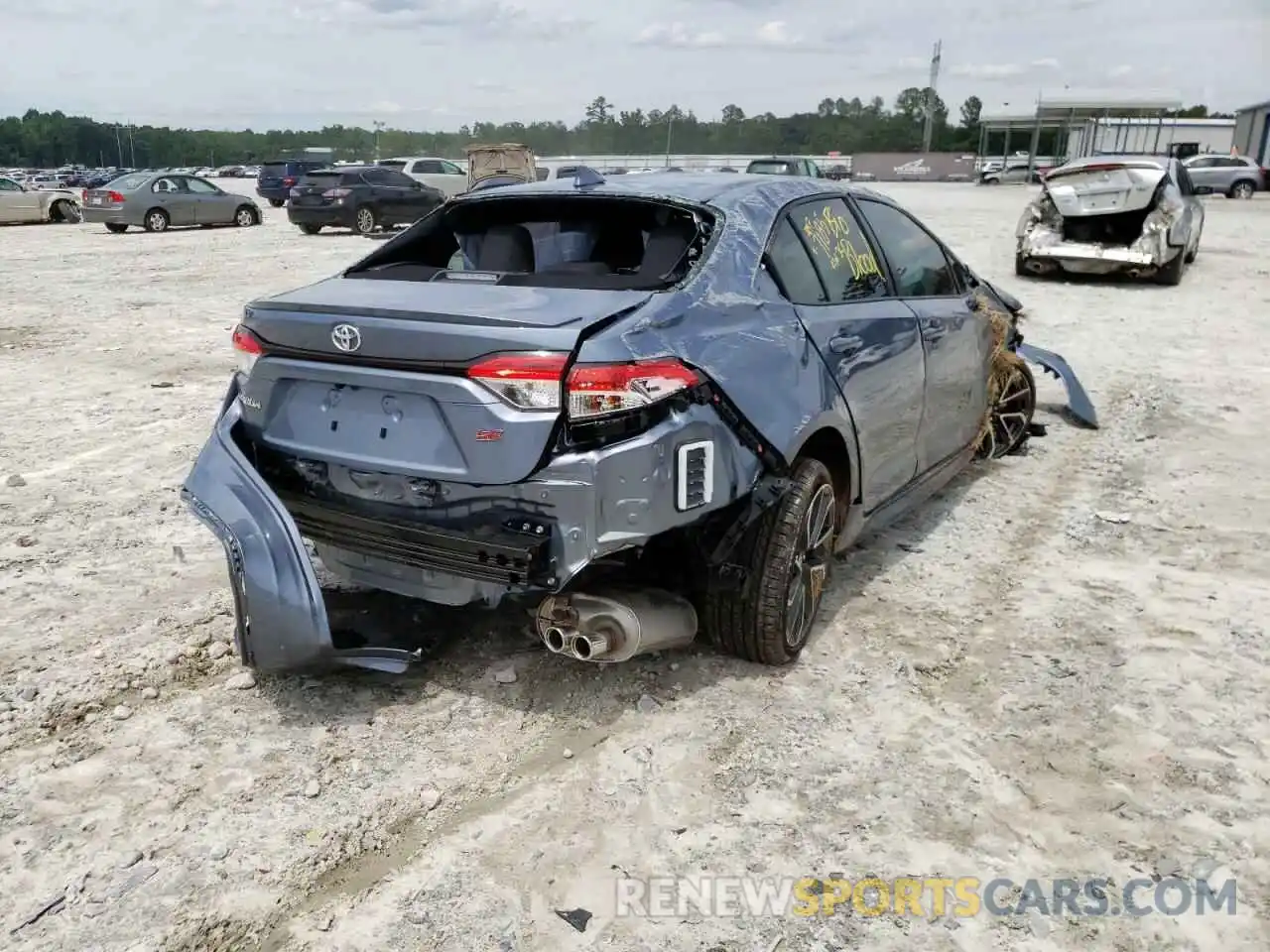 4 Photograph of a damaged car JTDS4MCE5N3507185 TOYOTA COROLLA 2022