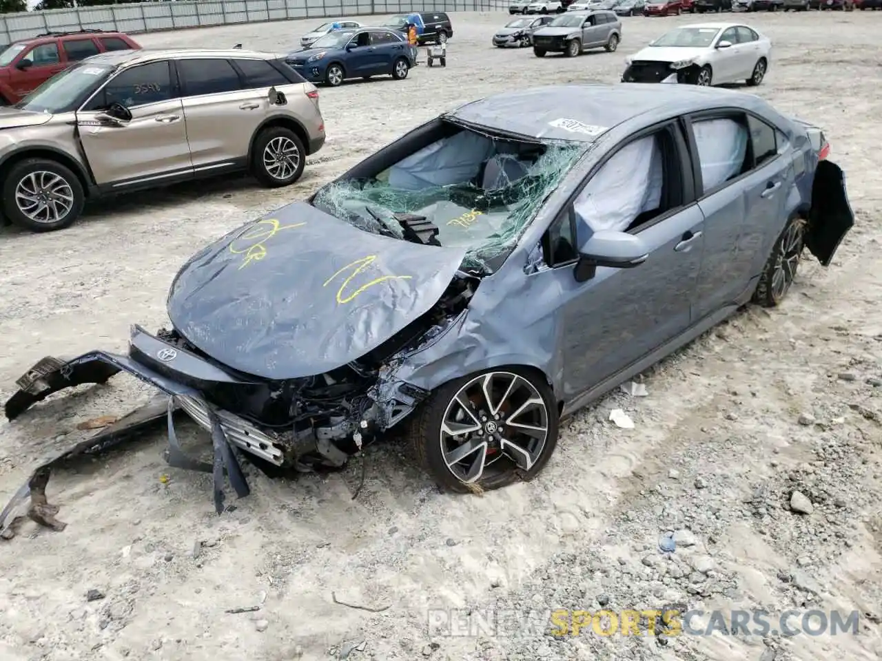 9 Photograph of a damaged car JTDS4MCE5N3507185 TOYOTA COROLLA 2022