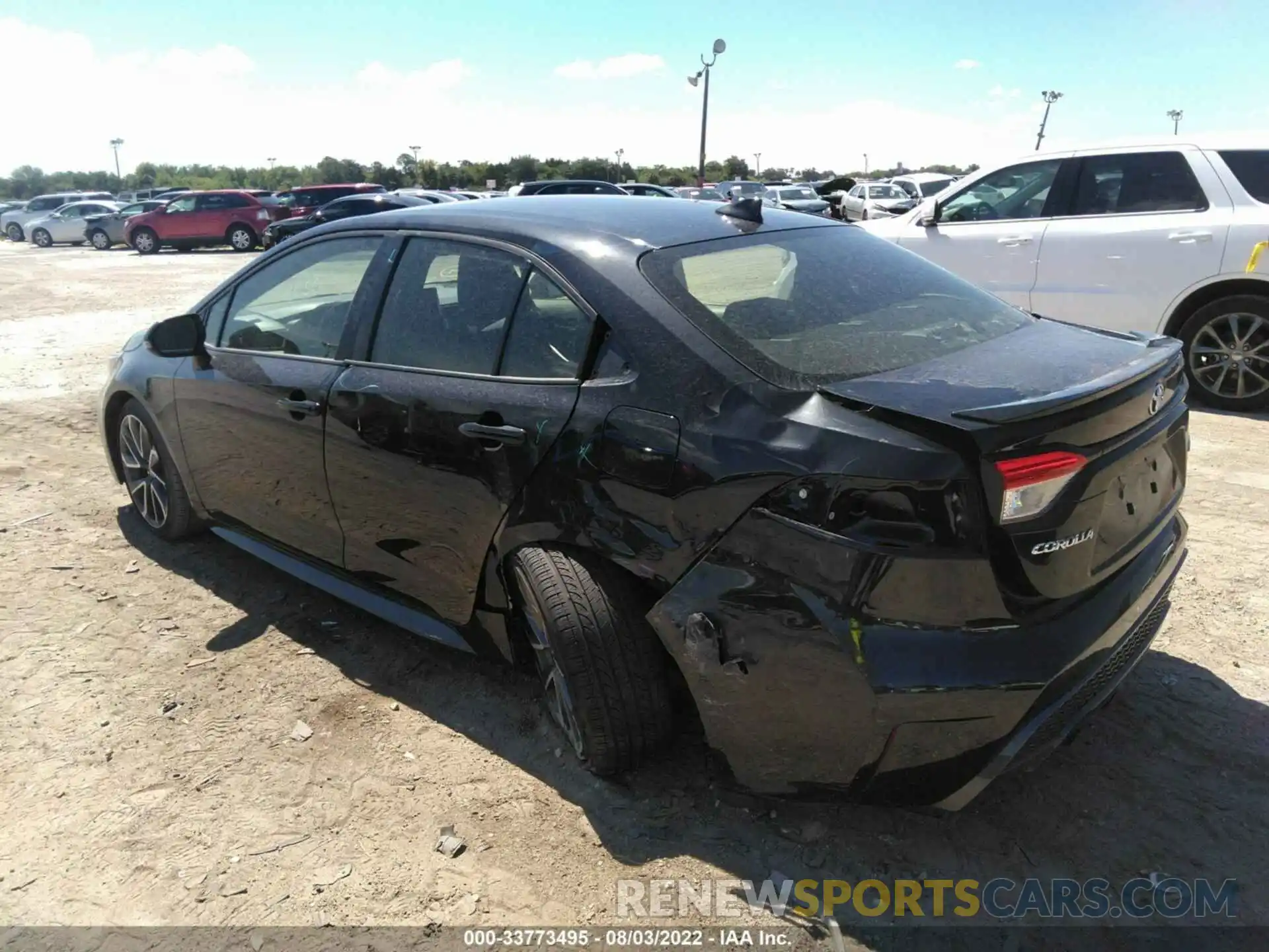 3 Photograph of a damaged car JTDS4MCE5NJ081056 TOYOTA COROLLA 2022