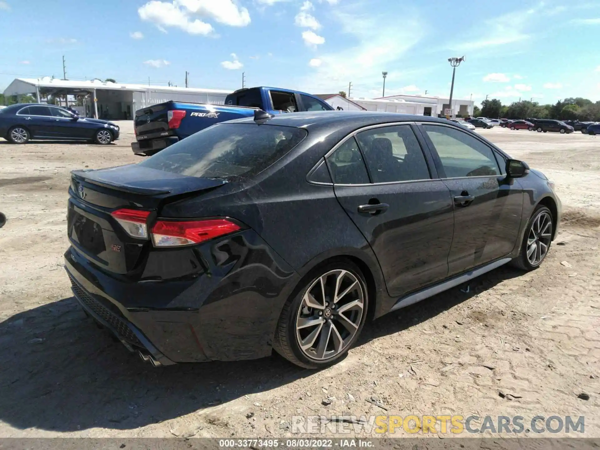 4 Photograph of a damaged car JTDS4MCE5NJ081056 TOYOTA COROLLA 2022