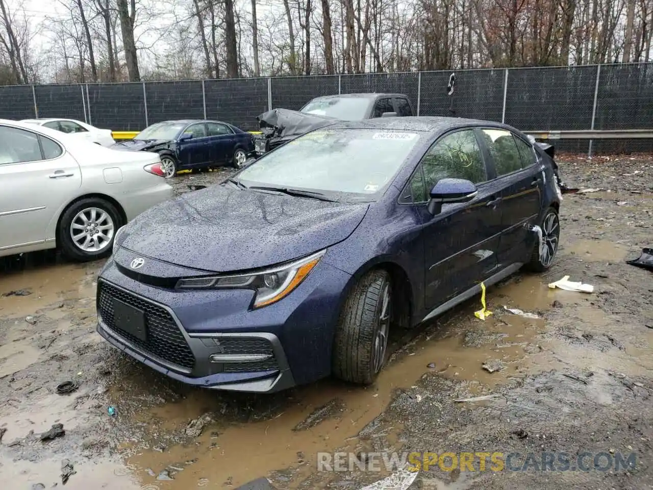 2 Photograph of a damaged car JTDS4MCE5NJ088878 TOYOTA COROLLA 2022