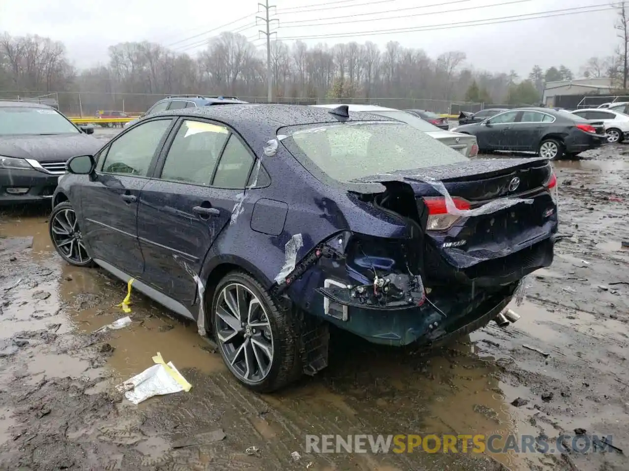 3 Photograph of a damaged car JTDS4MCE5NJ088878 TOYOTA COROLLA 2022