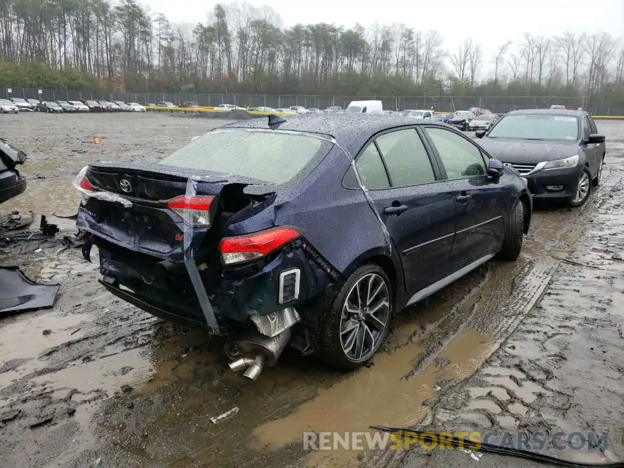 4 Photograph of a damaged car JTDS4MCE5NJ088878 TOYOTA COROLLA 2022