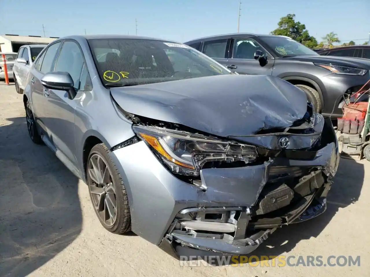 1 Photograph of a damaged car JTDS4MCE5NJ092431 TOYOTA COROLLA 2022