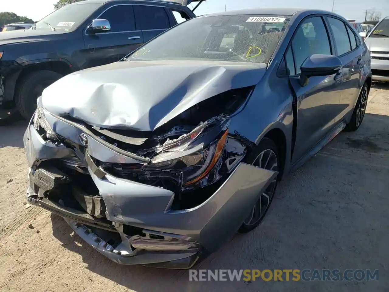 2 Photograph of a damaged car JTDS4MCE5NJ092431 TOYOTA COROLLA 2022