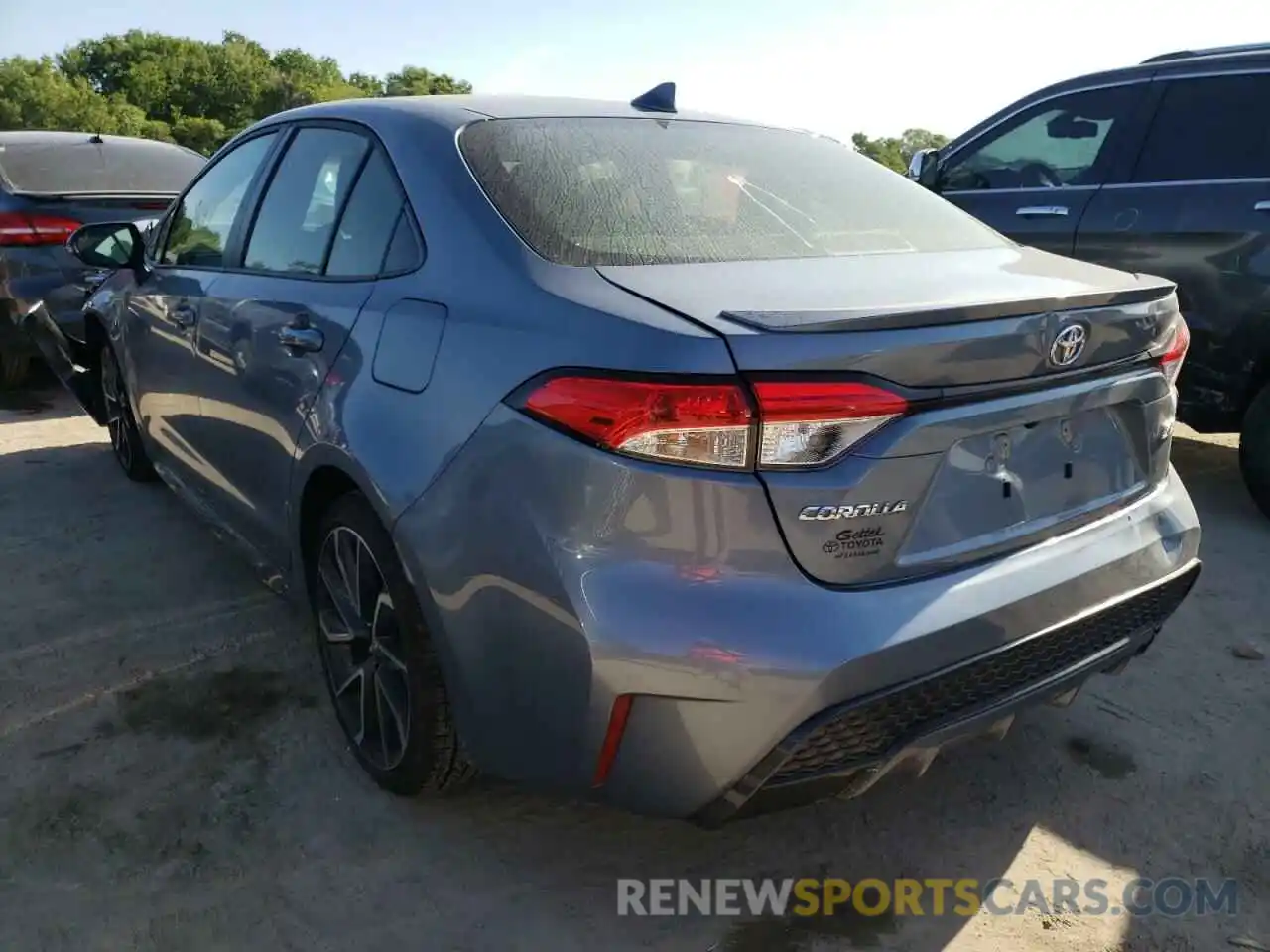 3 Photograph of a damaged car JTDS4MCE5NJ092431 TOYOTA COROLLA 2022