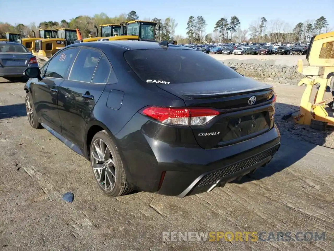 3 Photograph of a damaged car JTDS4MCE5NJ093465 TOYOTA COROLLA 2022