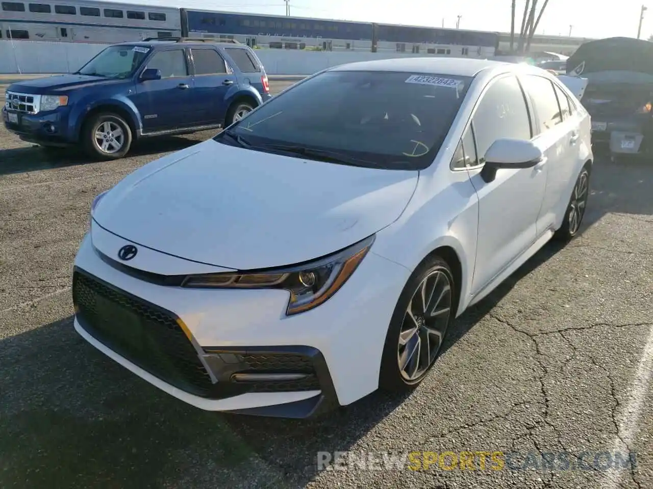 2 Photograph of a damaged car JTDS4MCE6N3500021 TOYOTA COROLLA 2022