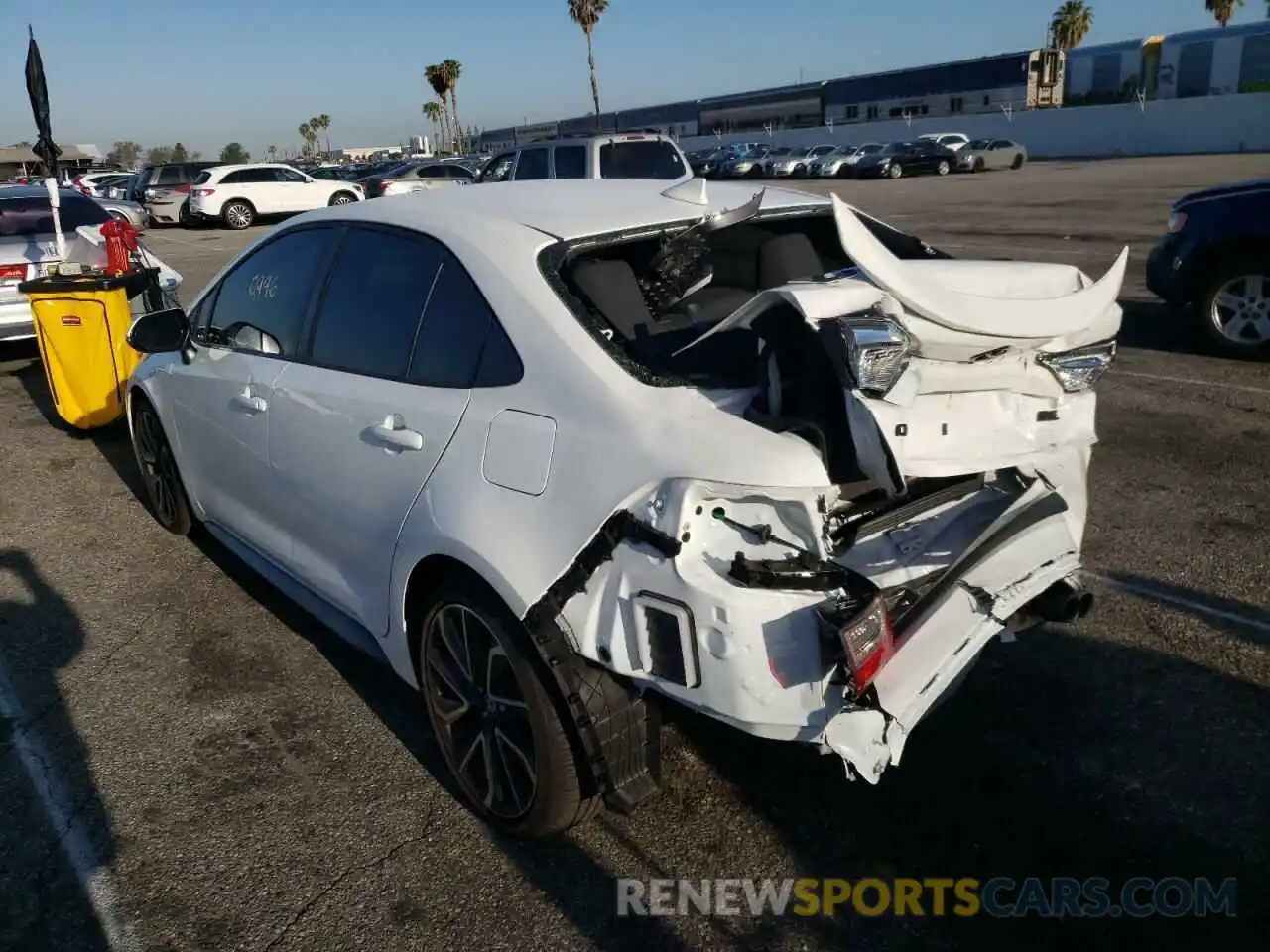 3 Photograph of a damaged car JTDS4MCE6N3500021 TOYOTA COROLLA 2022