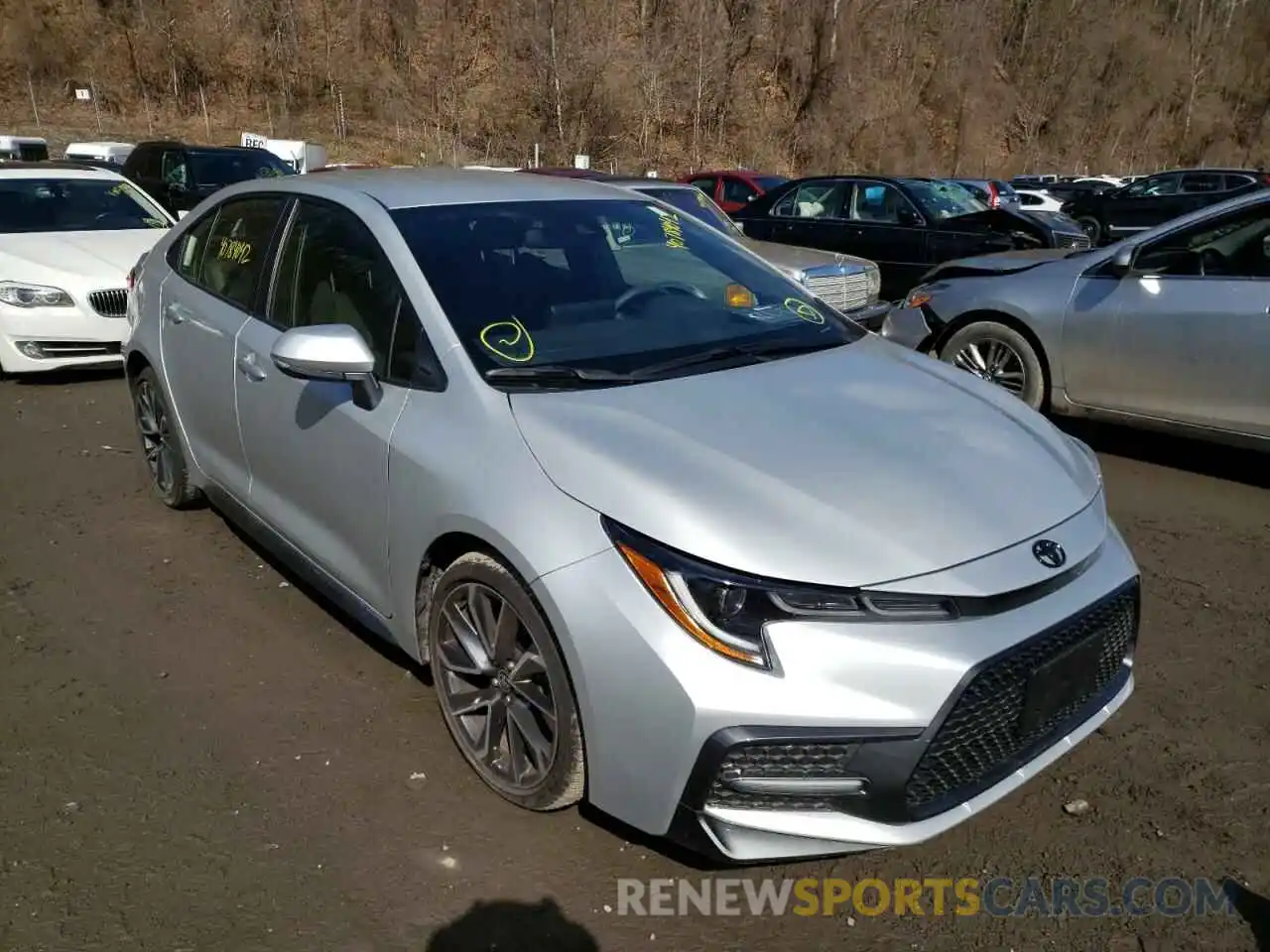 1 Photograph of a damaged car JTDS4MCE6N3501802 TOYOTA COROLLA 2022