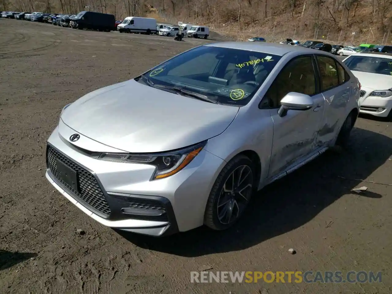 2 Photograph of a damaged car JTDS4MCE6N3501802 TOYOTA COROLLA 2022