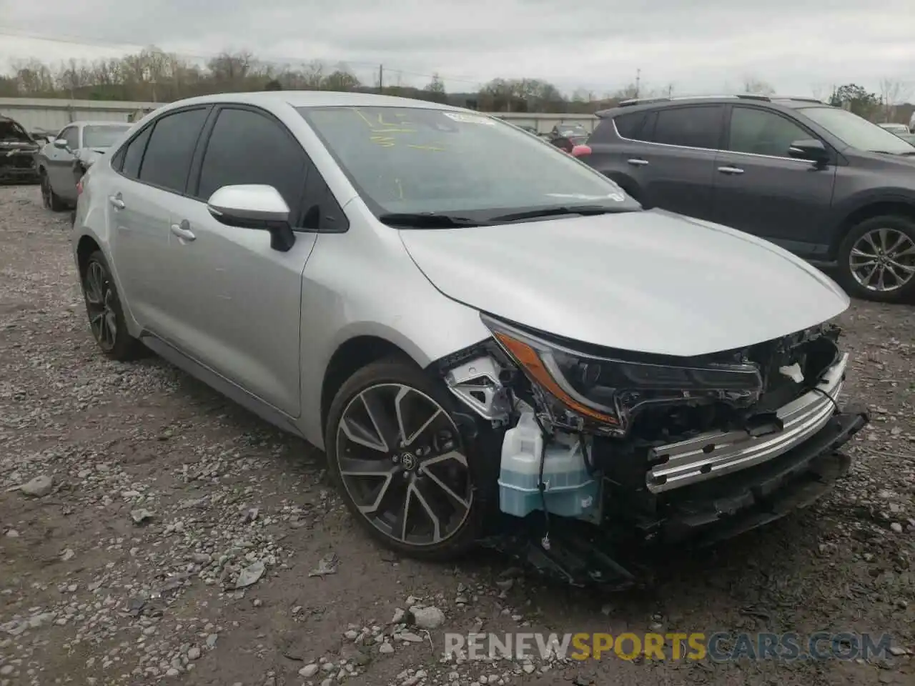 1 Photograph of a damaged car JTDS4MCE6NJ081065 TOYOTA COROLLA 2022