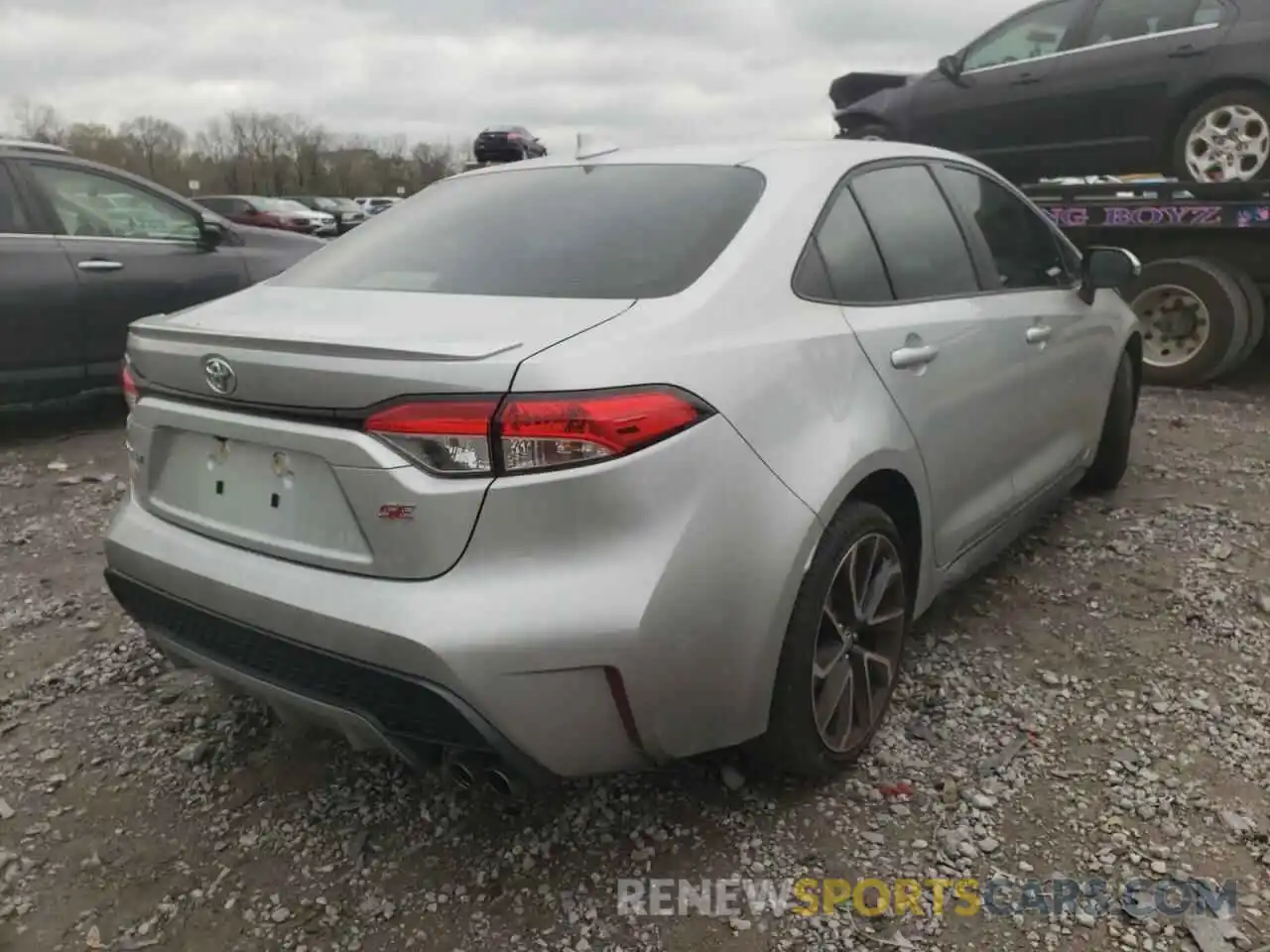 4 Photograph of a damaged car JTDS4MCE6NJ081065 TOYOTA COROLLA 2022