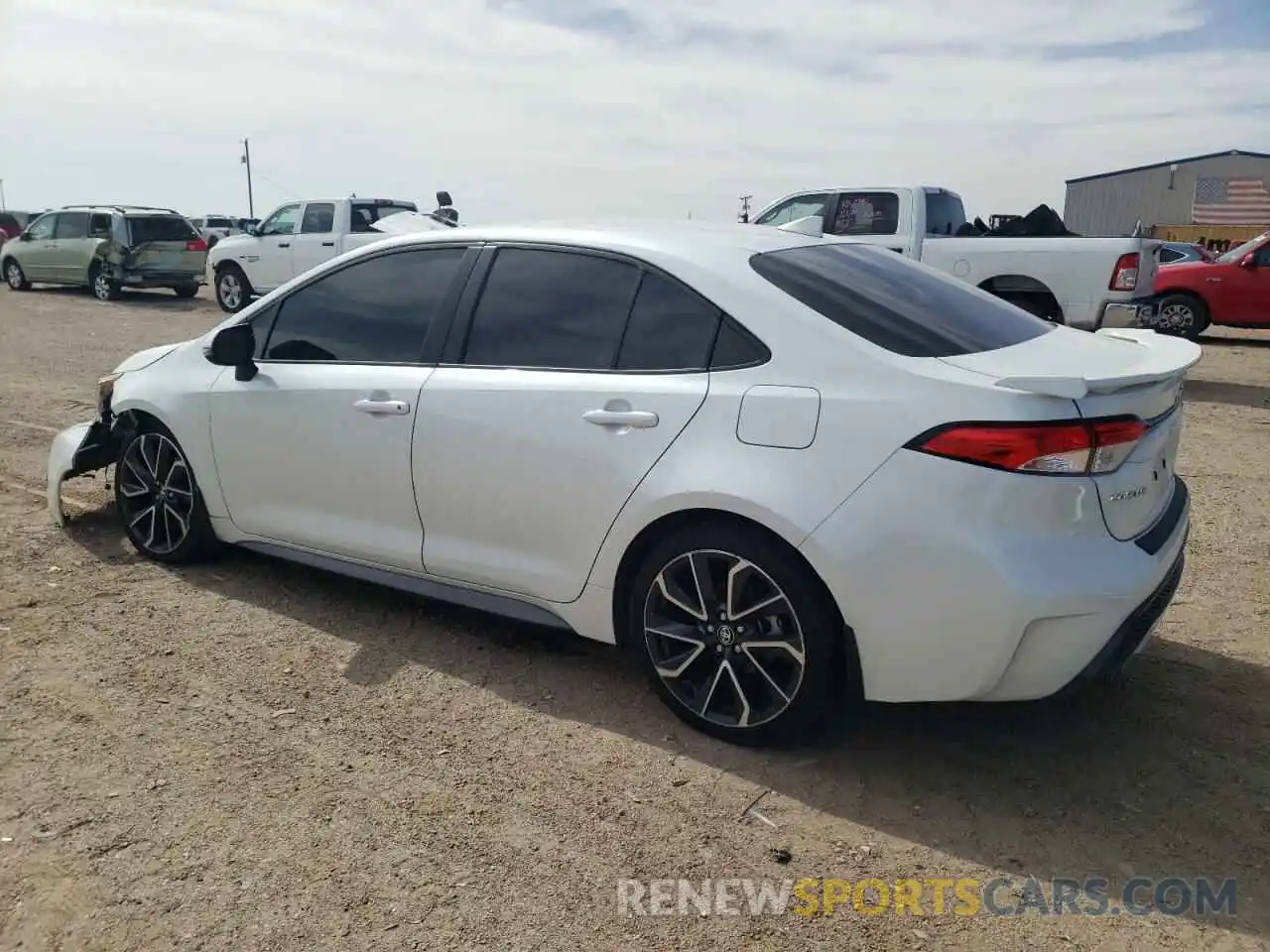 2 Photograph of a damaged car JTDS4MCE6NJ081583 TOYOTA COROLLA 2022