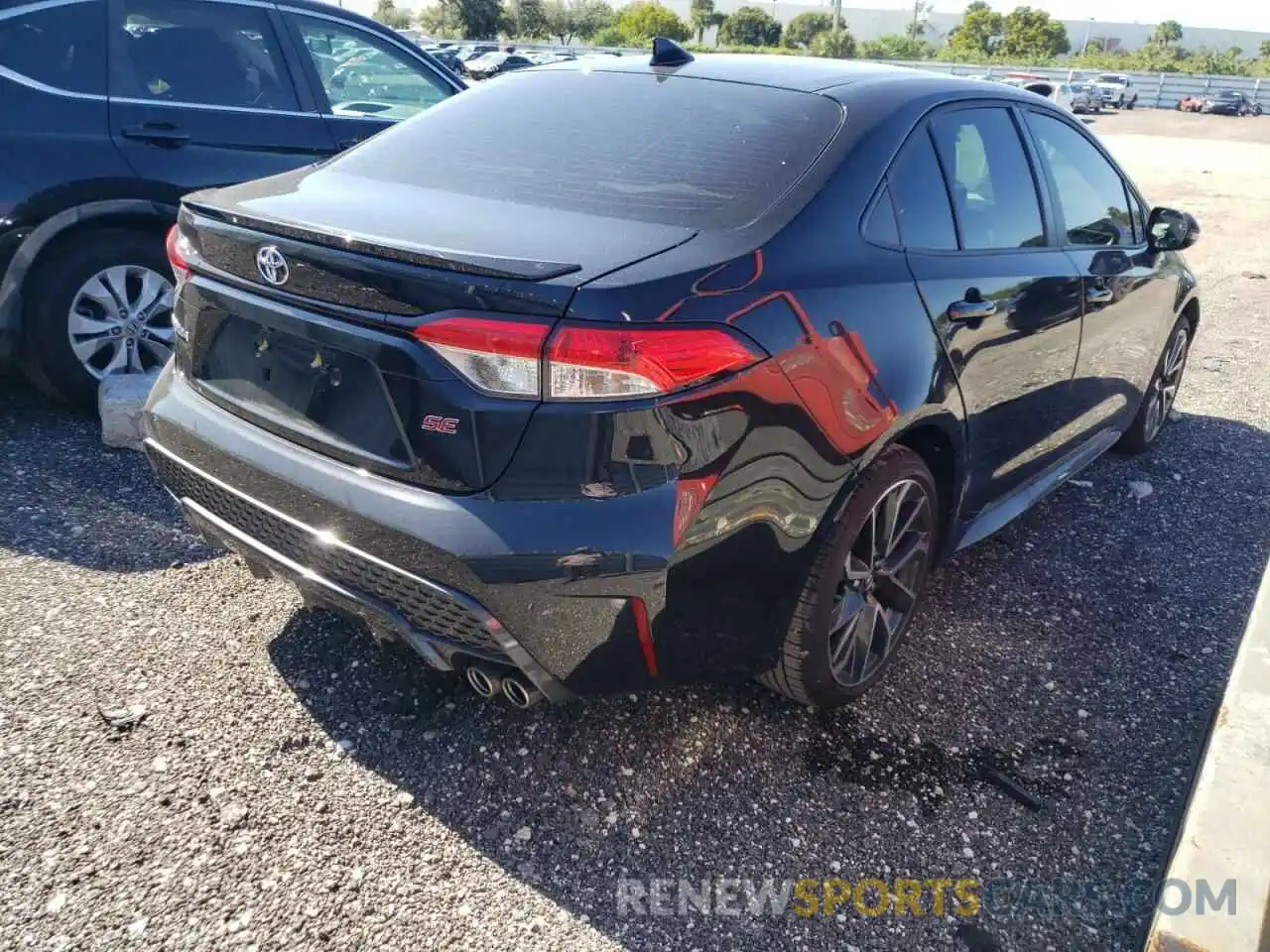 4 Photograph of a damaged car JTDS4MCE6NJ087299 TOYOTA COROLLA 2022