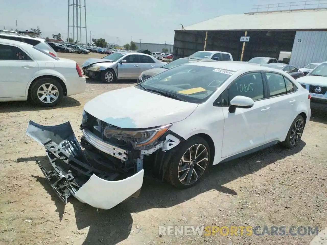 2 Photograph of a damaged car JTDS4MCE6NJ089733 TOYOTA COROLLA 2022