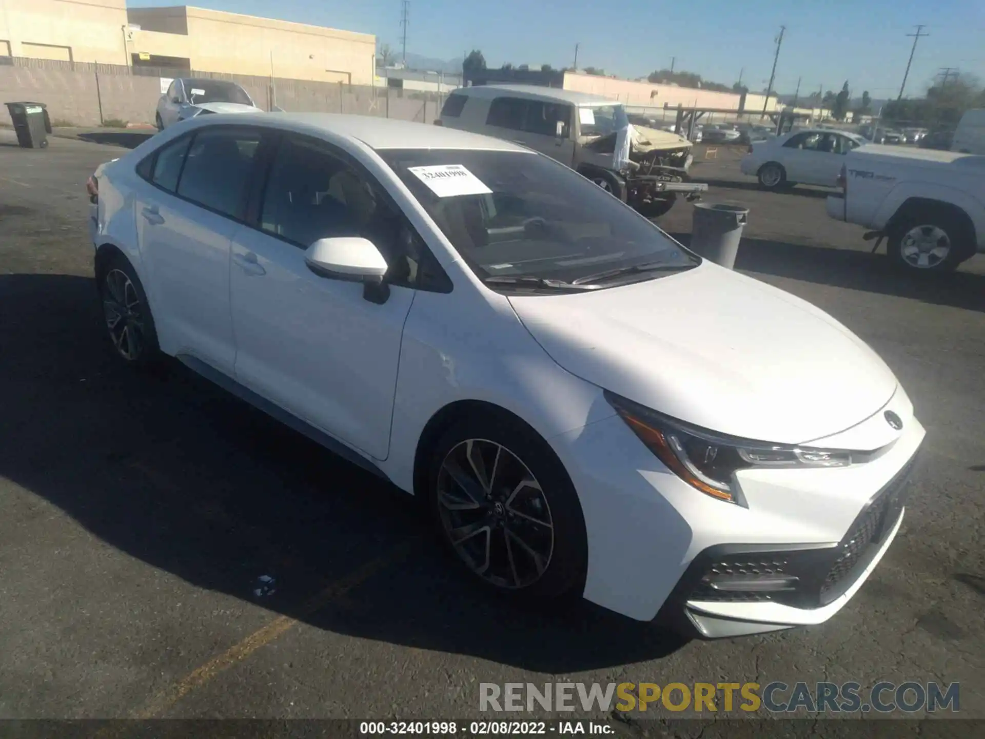 1 Photograph of a damaged car JTDS4MCE7N3500979 TOYOTA COROLLA 2022