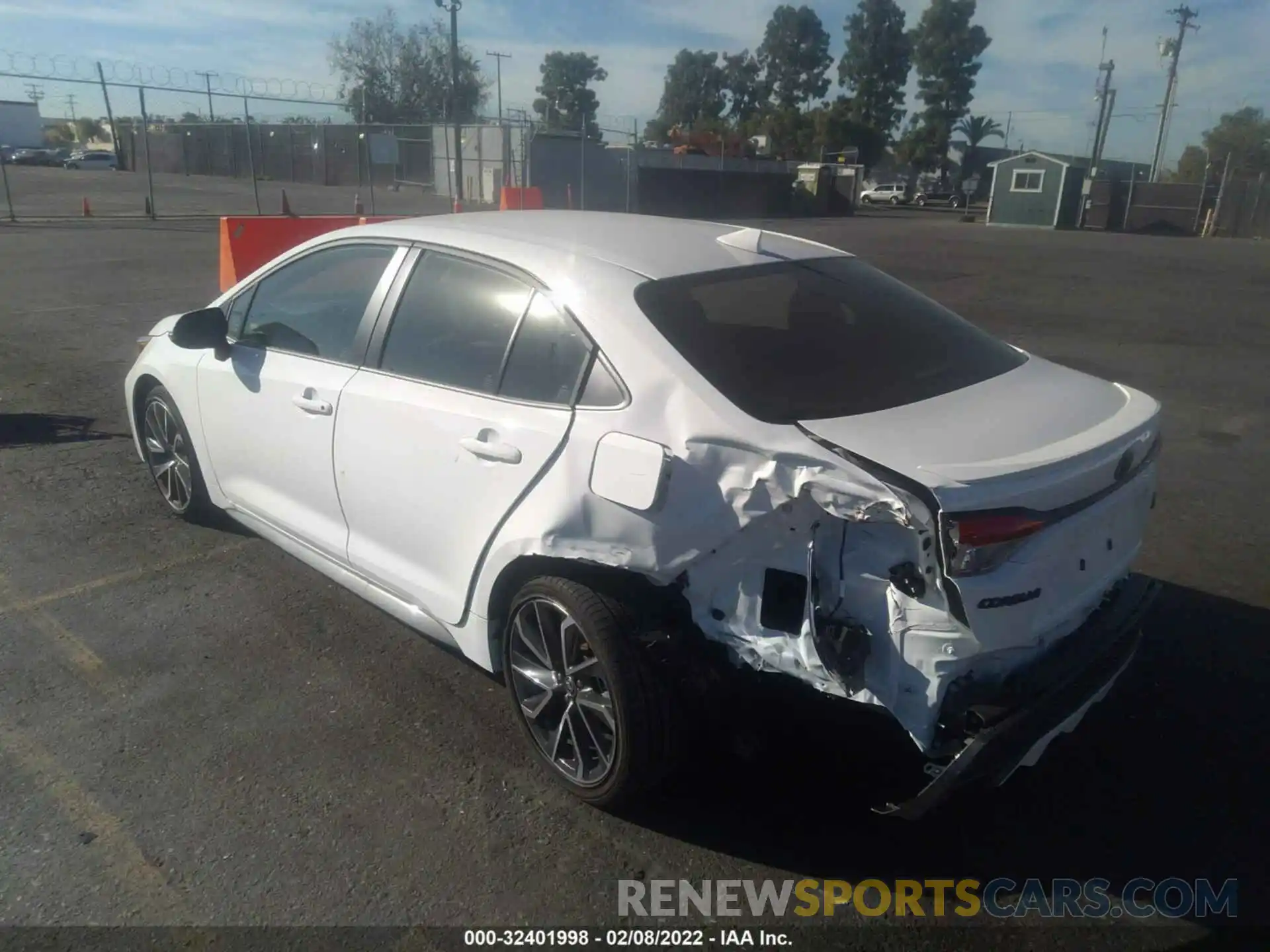 3 Photograph of a damaged car JTDS4MCE7N3500979 TOYOTA COROLLA 2022