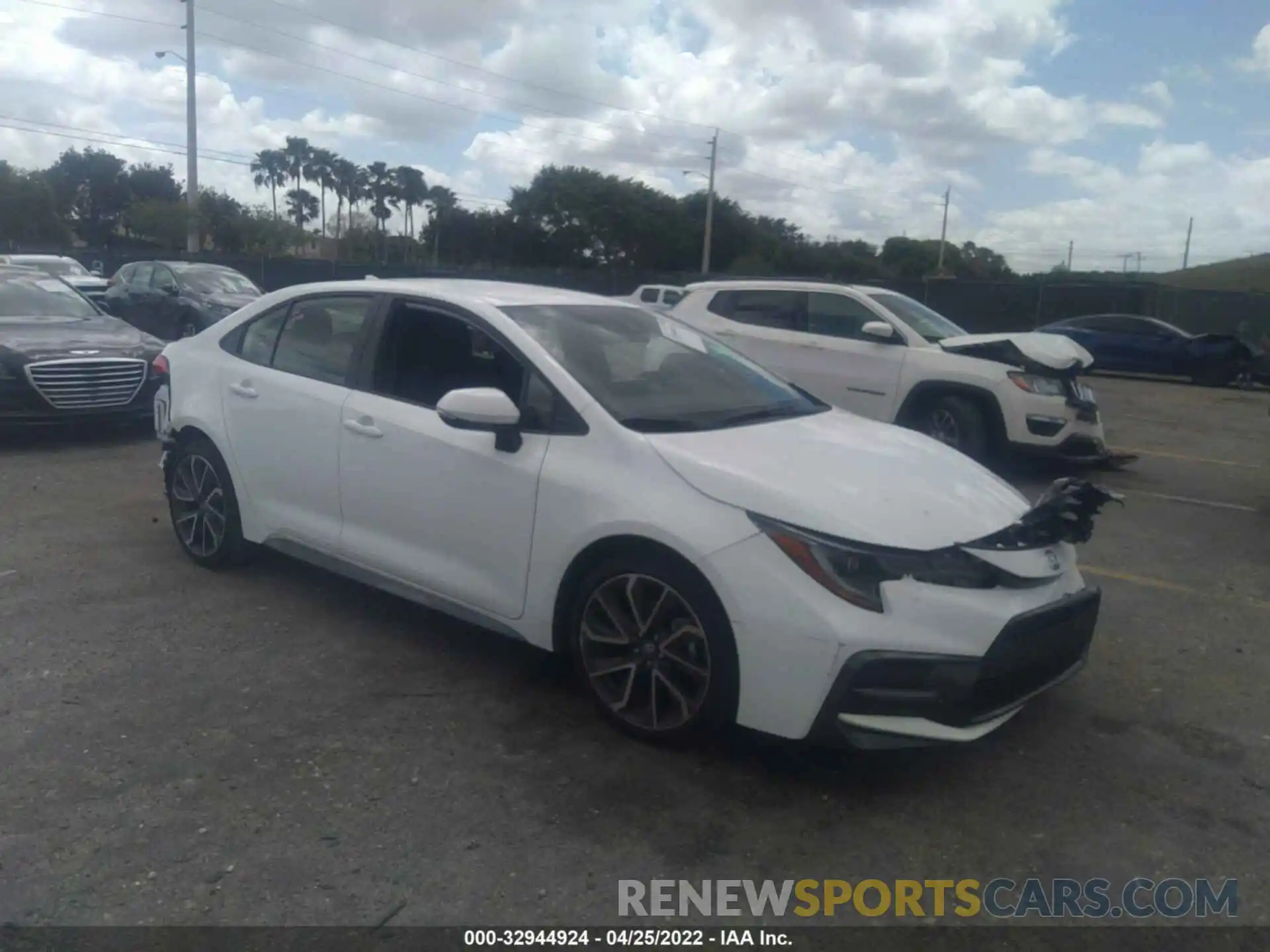 1 Photograph of a damaged car JTDS4MCE7N3502473 TOYOTA COROLLA 2022