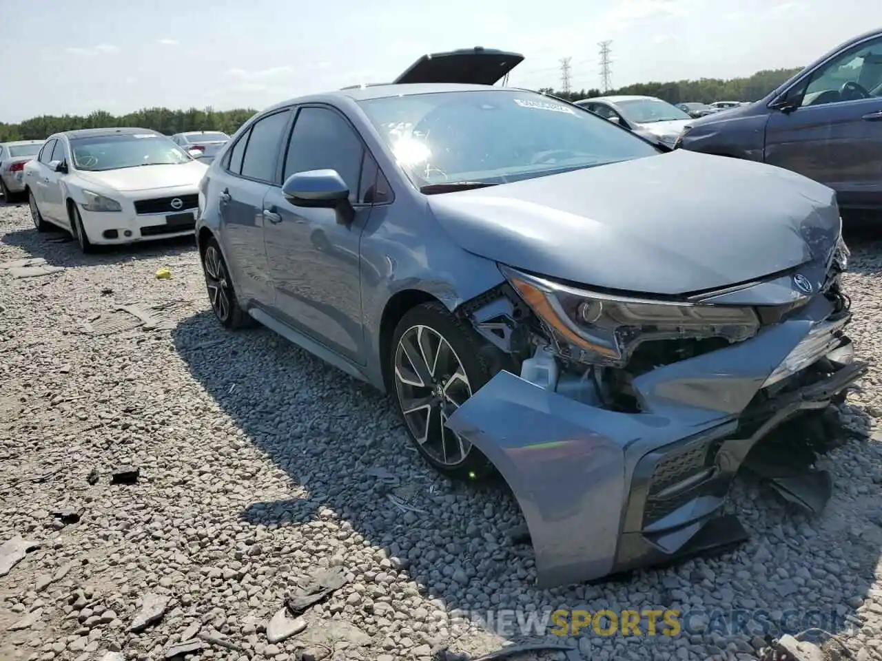 1 Photograph of a damaged car JTDS4MCE7N3502733 TOYOTA COROLLA 2022