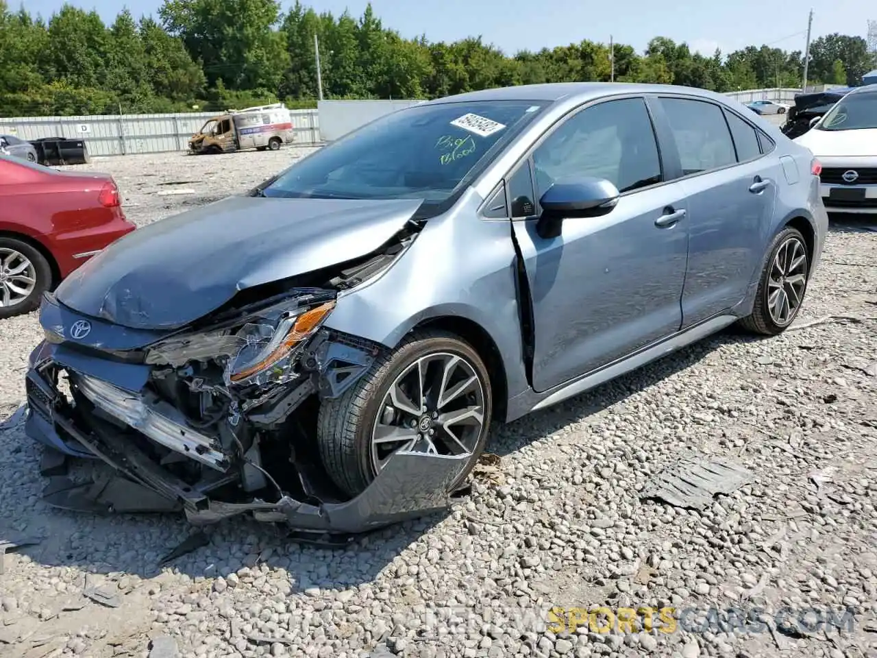 2 Photograph of a damaged car JTDS4MCE7N3502733 TOYOTA COROLLA 2022