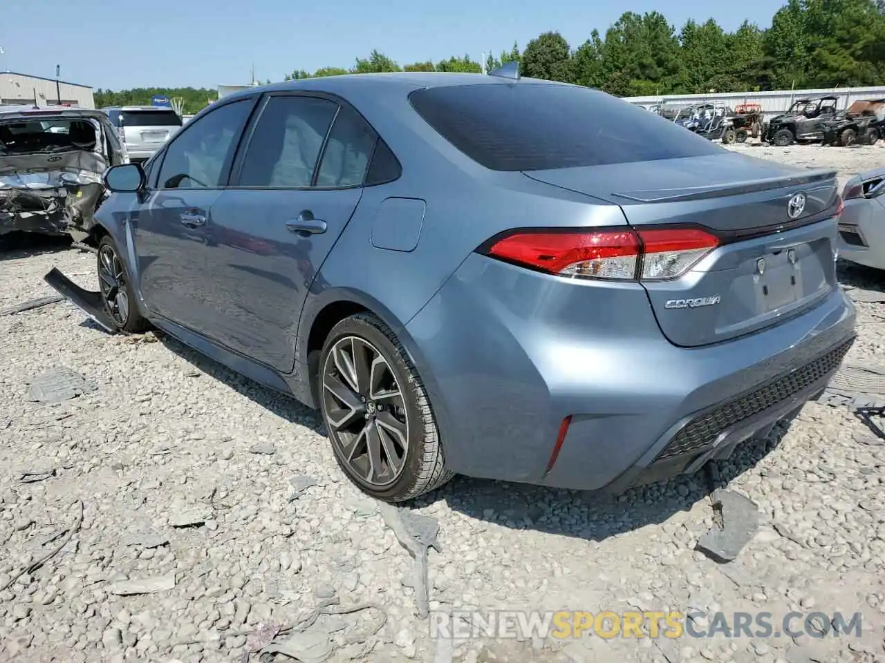 3 Photograph of a damaged car JTDS4MCE7N3502733 TOYOTA COROLLA 2022