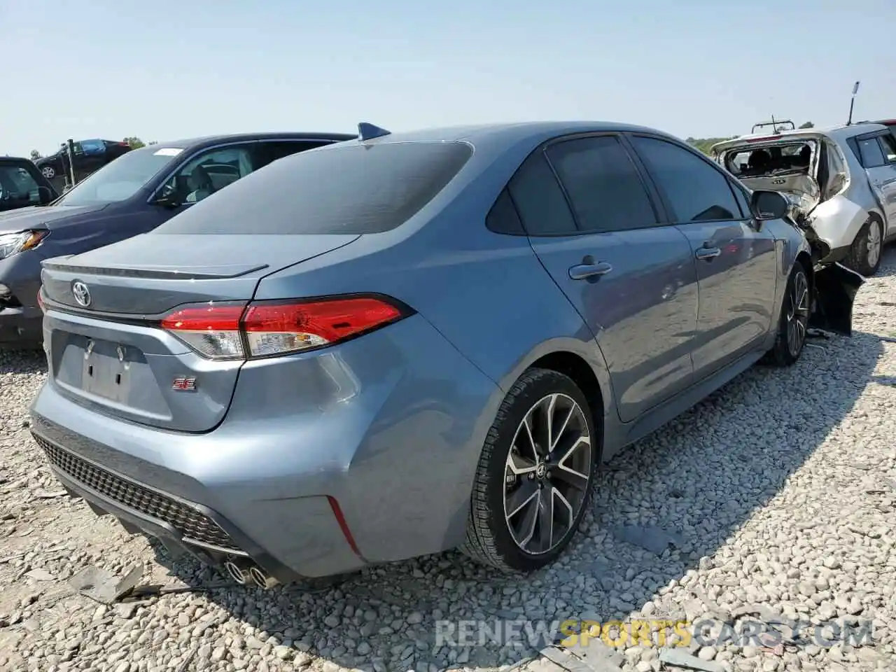 4 Photograph of a damaged car JTDS4MCE7N3502733 TOYOTA COROLLA 2022