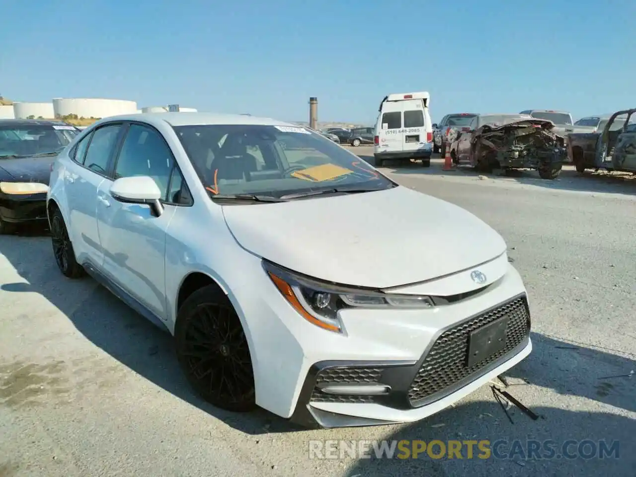 1 Photograph of a damaged car JTDS4MCE7N3505020 TOYOTA COROLLA 2022