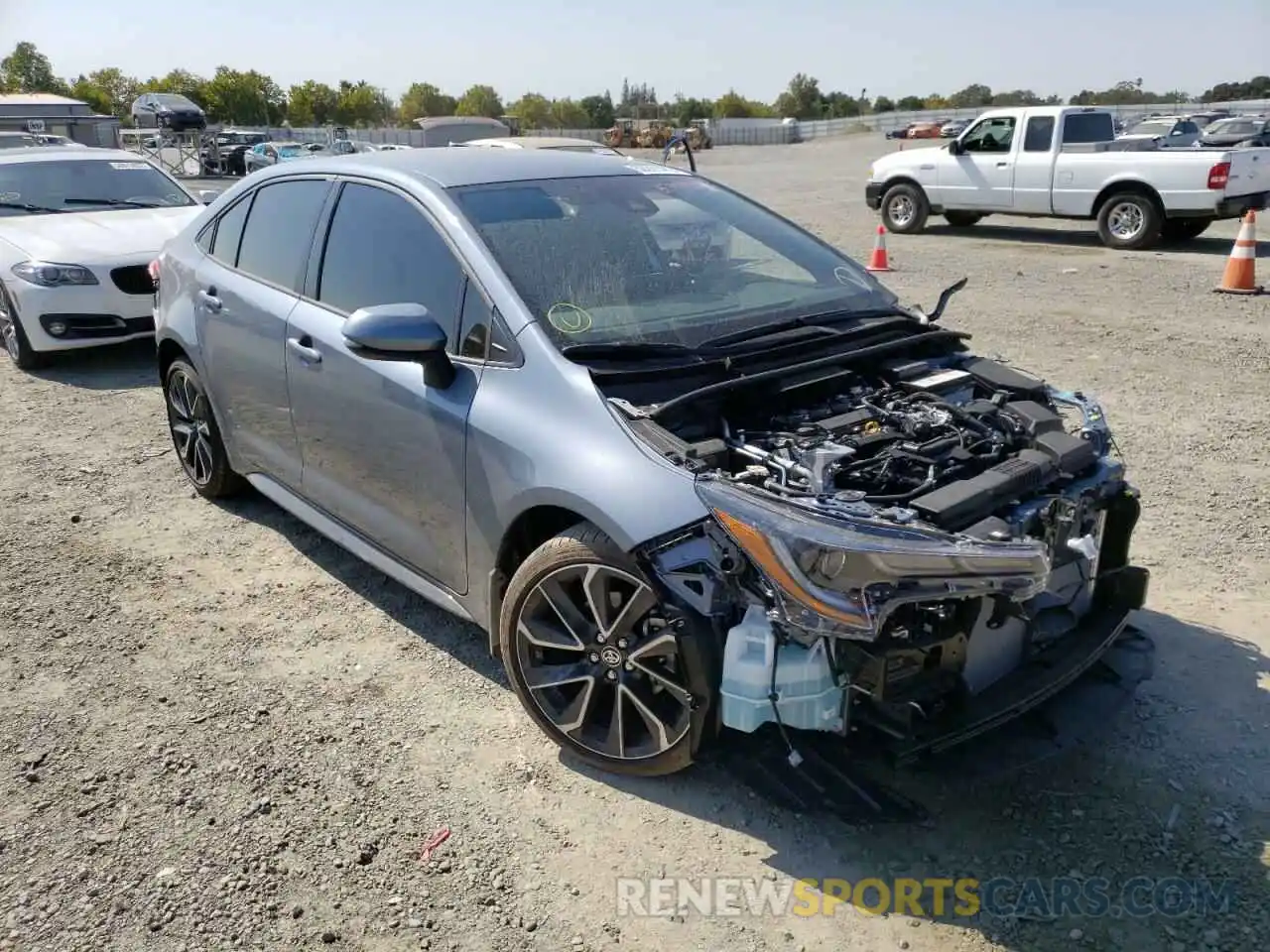 1 Photograph of a damaged car JTDS4MCE7N3505521 TOYOTA COROLLA 2022