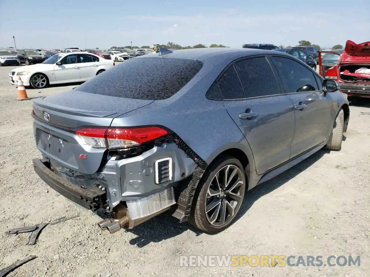 4 Photograph of a damaged car JTDS4MCE7N3505521 TOYOTA COROLLA 2022