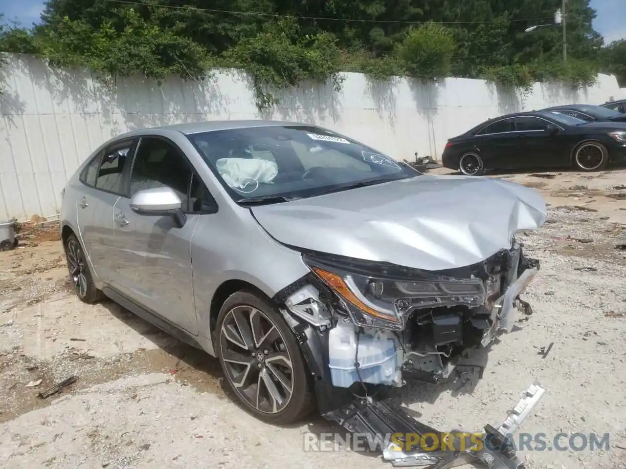 1 Photograph of a damaged car JTDS4MCE7N3505857 TOYOTA COROLLA 2022