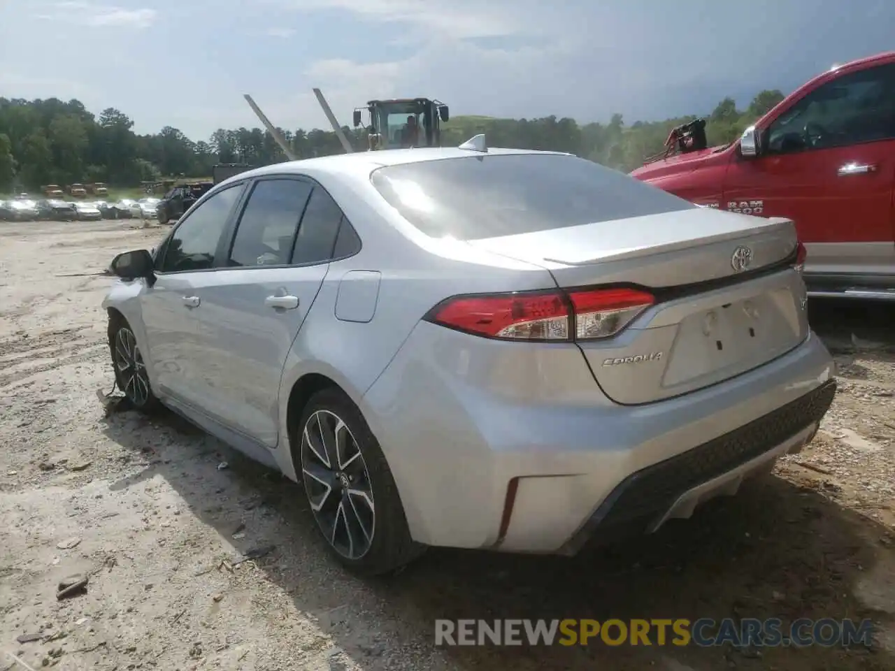 3 Photograph of a damaged car JTDS4MCE7N3505857 TOYOTA COROLLA 2022