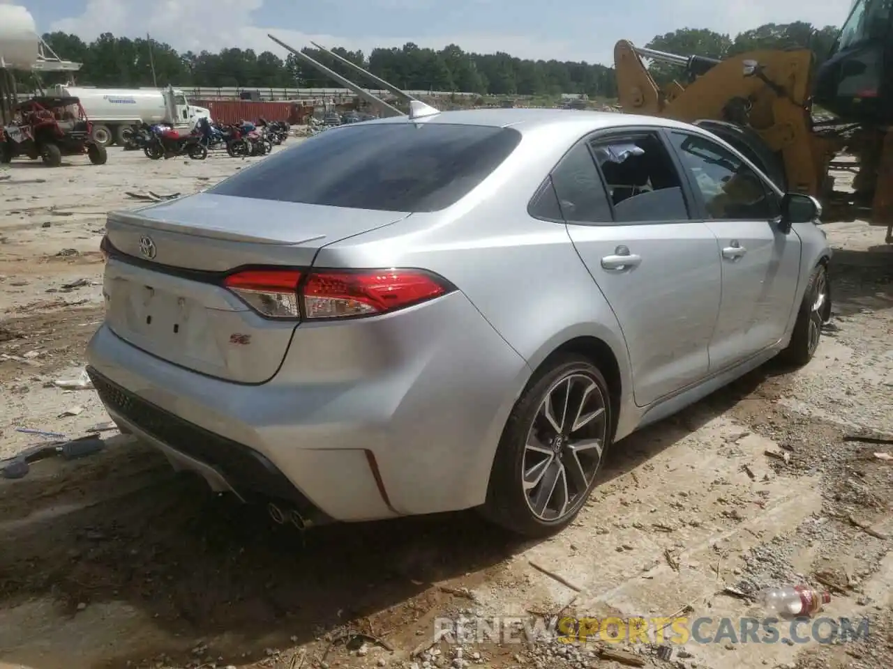 4 Photograph of a damaged car JTDS4MCE7N3505857 TOYOTA COROLLA 2022