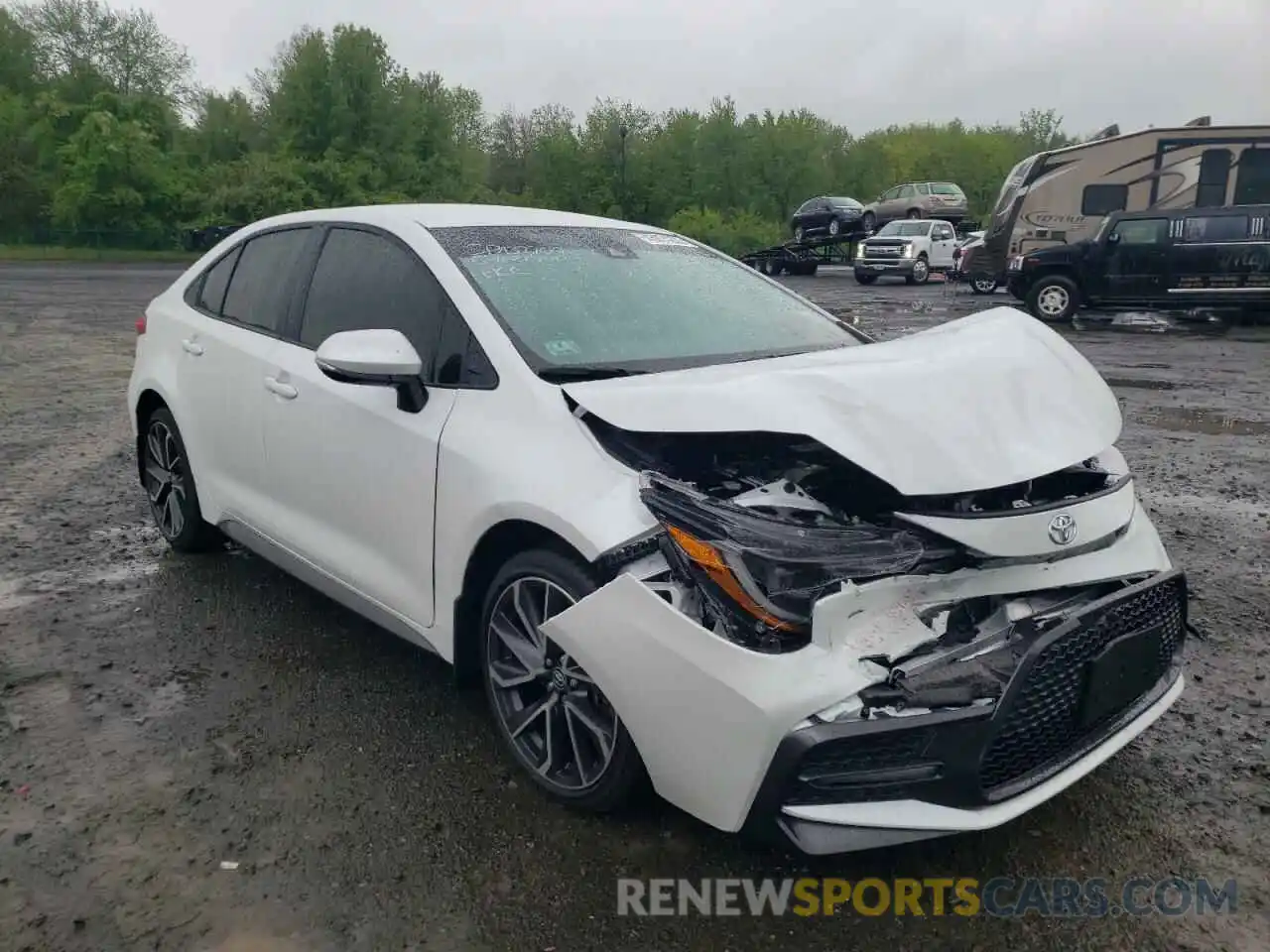 1 Photograph of a damaged car JTDS4MCE7N3506121 TOYOTA COROLLA 2022