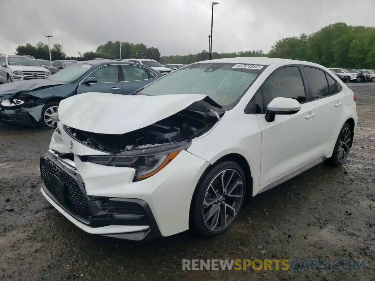 2 Photograph of a damaged car JTDS4MCE7N3506121 TOYOTA COROLLA 2022