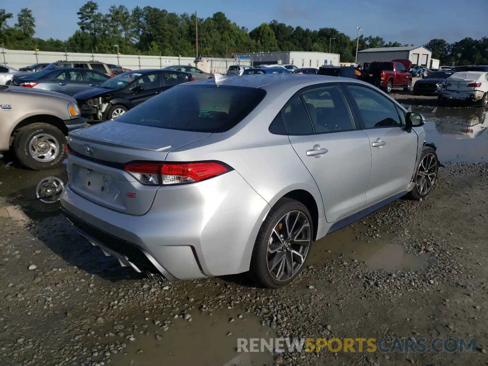 4 Photograph of a damaged car JTDS4MCE7NJ081365 TOYOTA COROLLA 2022