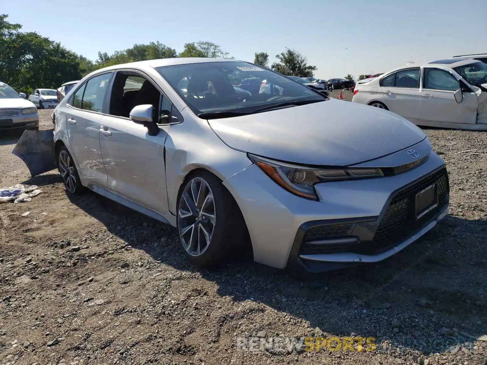 1 Photograph of a damaged car JTDS4MCE7NJ083407 TOYOTA COROLLA 2022