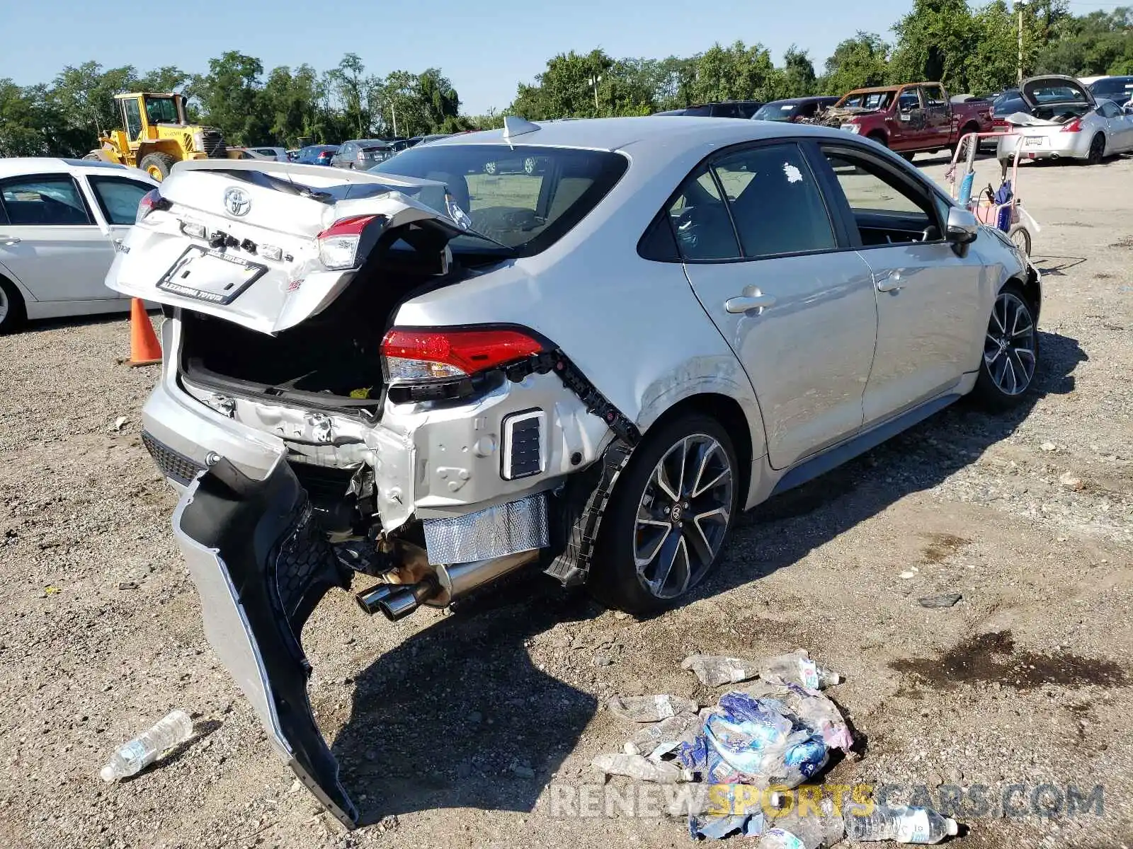 4 Photograph of a damaged car JTDS4MCE7NJ083407 TOYOTA COROLLA 2022