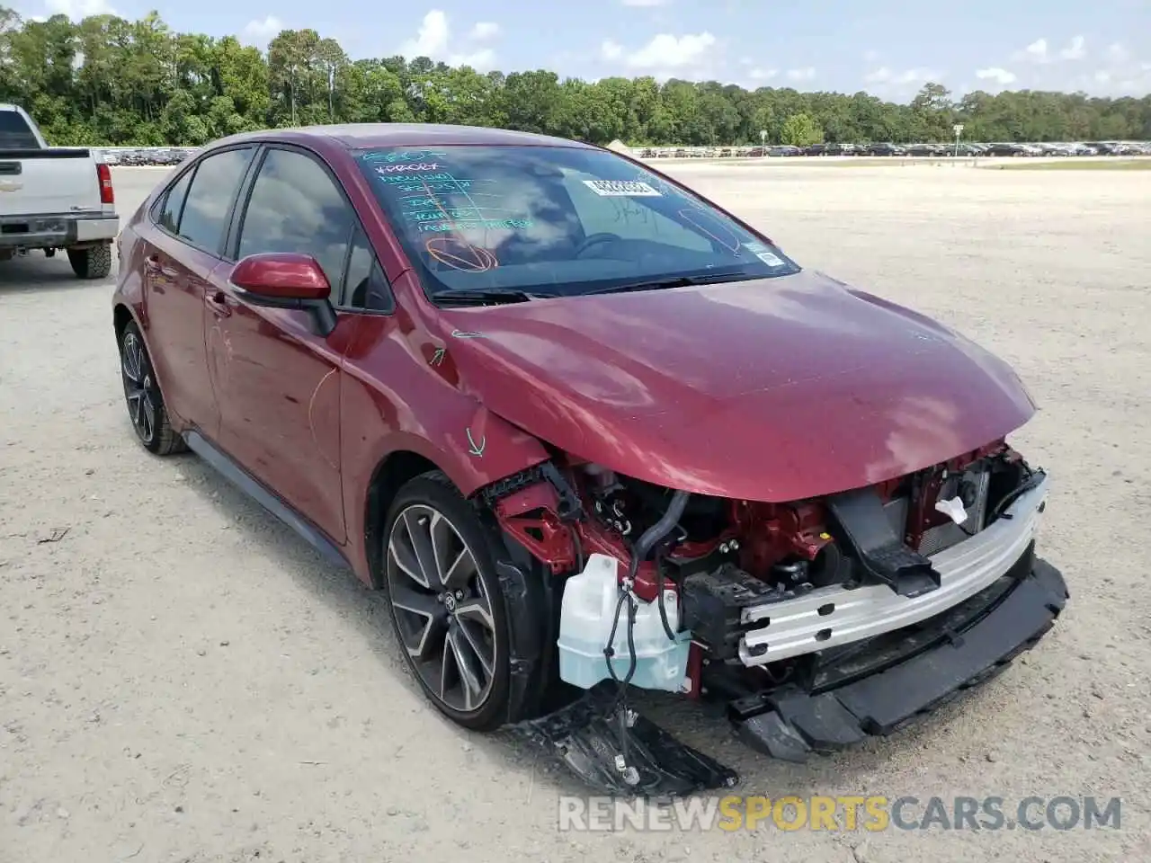 1 Photograph of a damaged car JTDS4MCE7NJ084315 TOYOTA COROLLA 2022