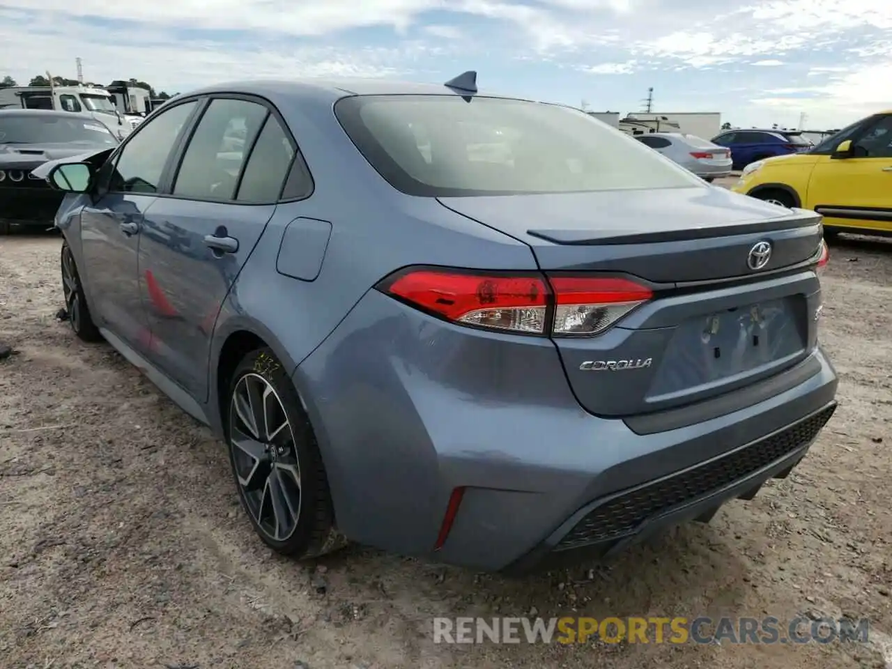 3 Photograph of a damaged car JTDS4MCE7NJ086159 TOYOTA COROLLA 2022