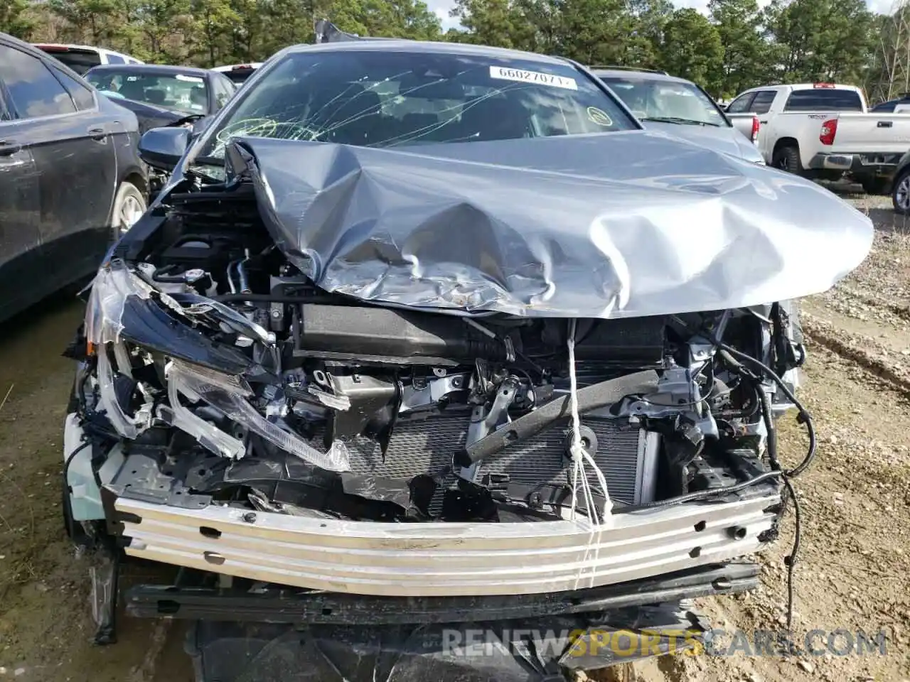 9 Photograph of a damaged car JTDS4MCE7NJ086159 TOYOTA COROLLA 2022