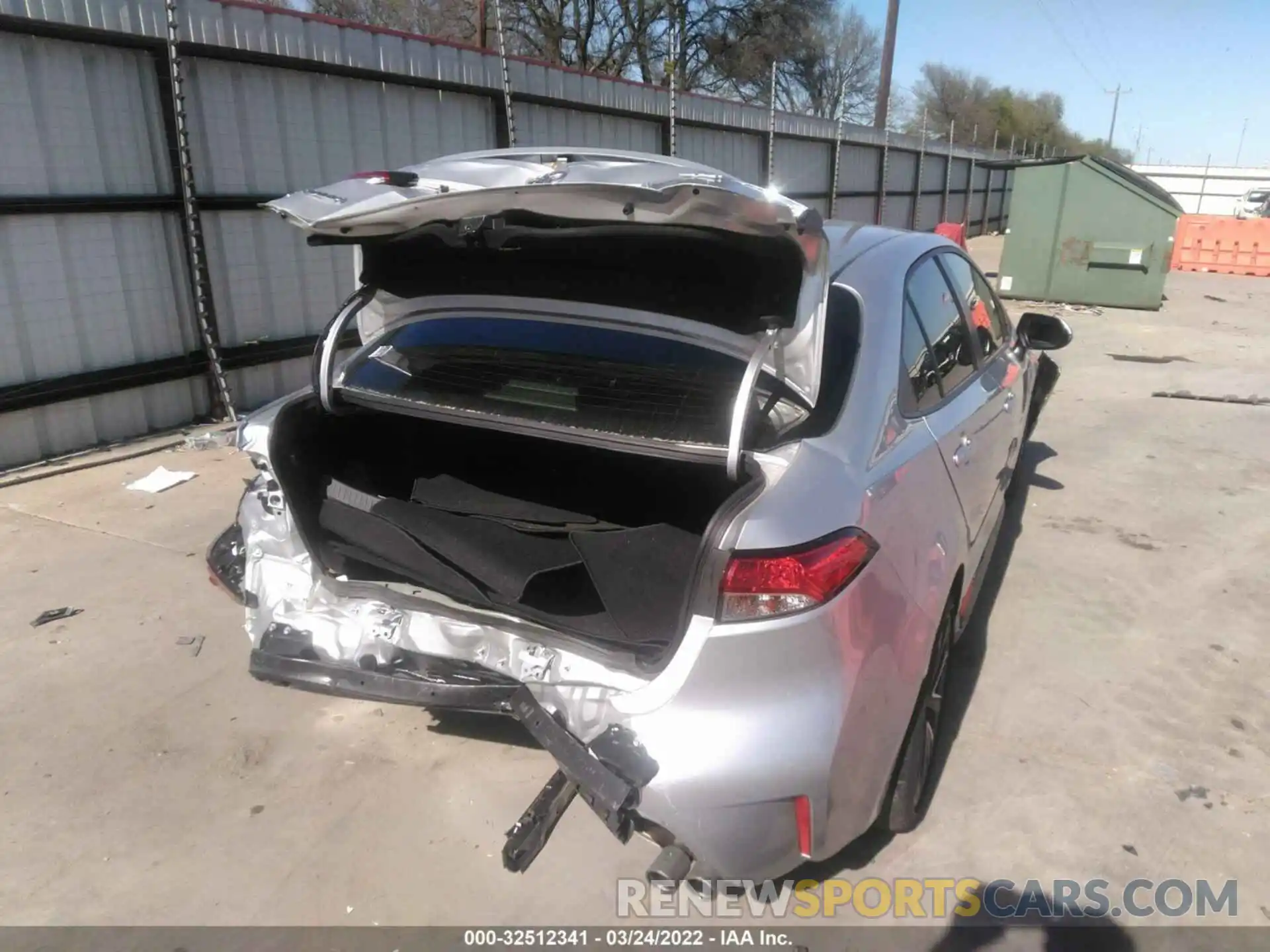 6 Photograph of a damaged car JTDS4MCE7NJ088879 TOYOTA COROLLA 2022