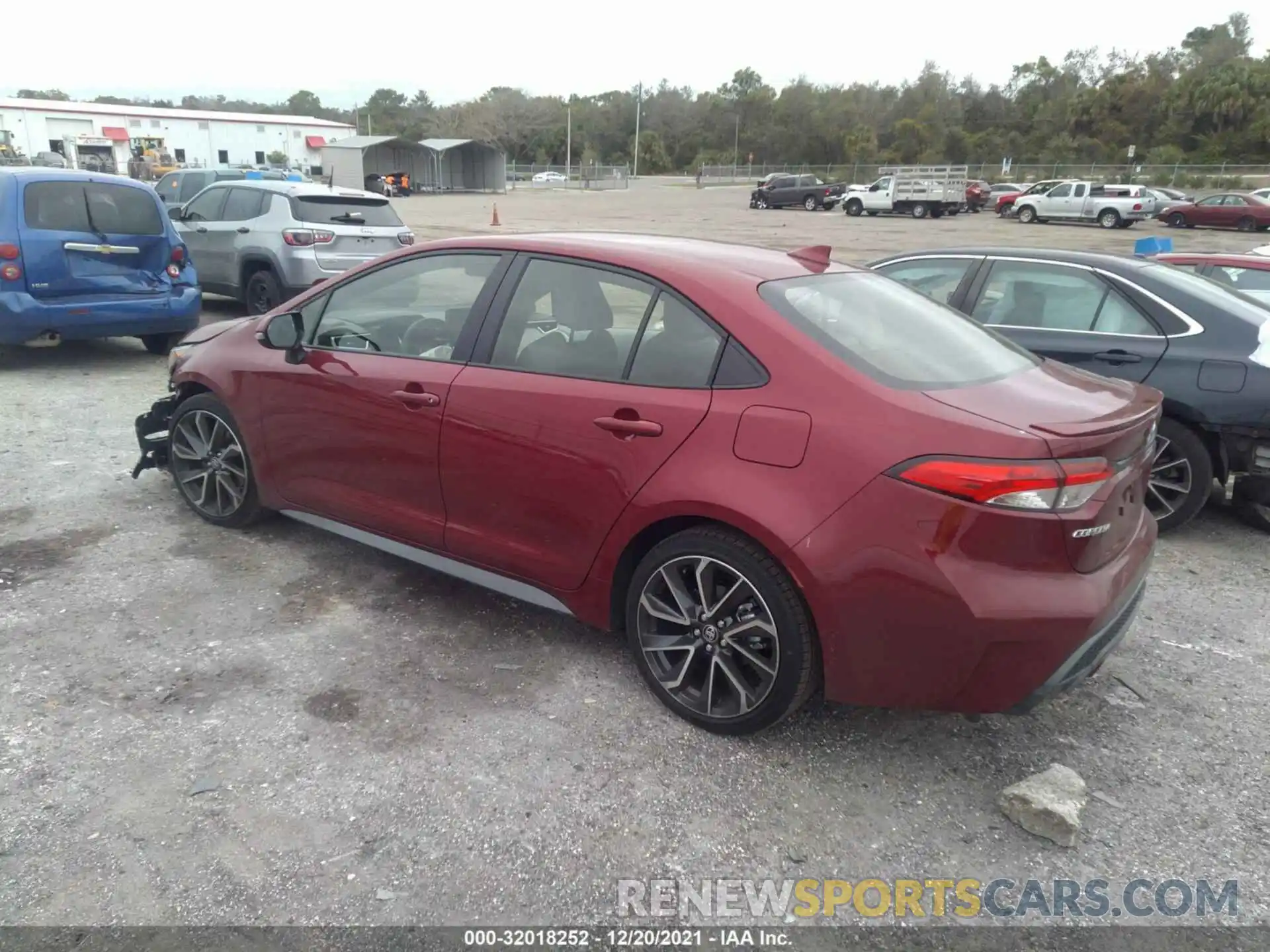 3 Photograph of a damaged car JTDS4MCE7NJ090597 TOYOTA COROLLA 2022