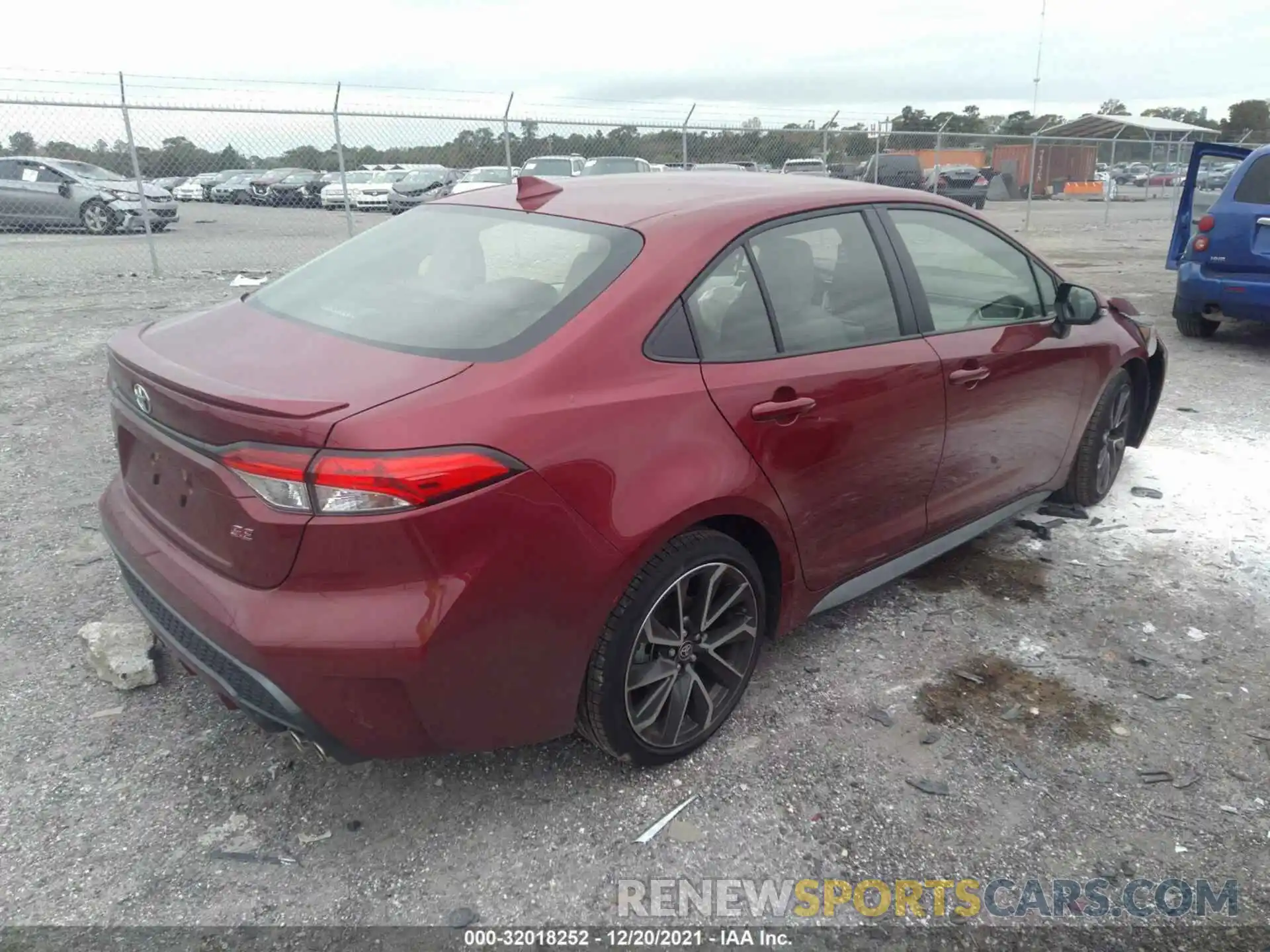 4 Photograph of a damaged car JTDS4MCE7NJ090597 TOYOTA COROLLA 2022