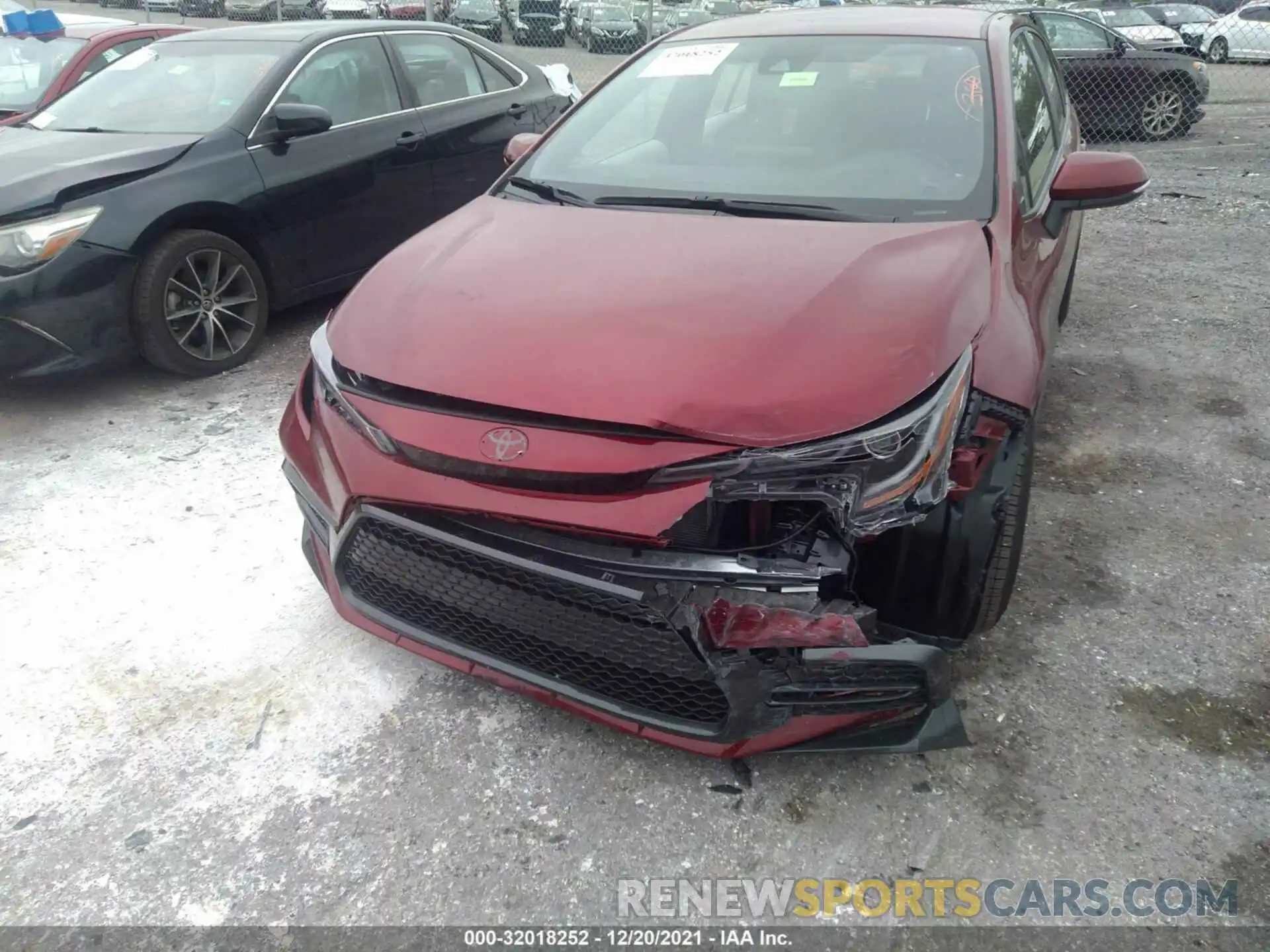 6 Photograph of a damaged car JTDS4MCE7NJ090597 TOYOTA COROLLA 2022