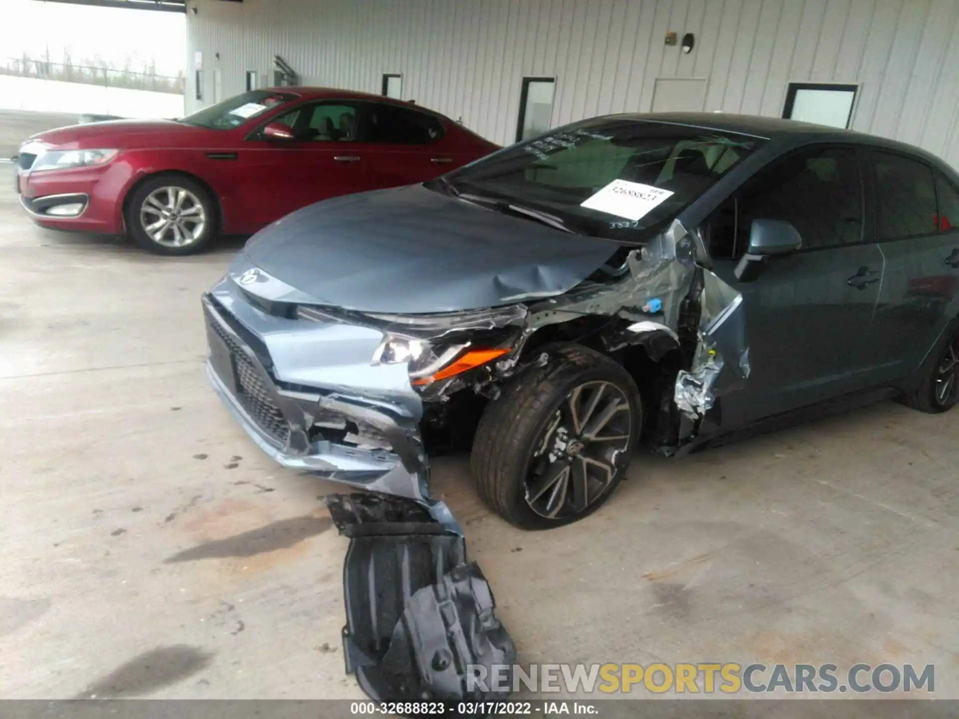 6 Photograph of a damaged car JTDS4MCE7NJ093337 TOYOTA COROLLA 2022