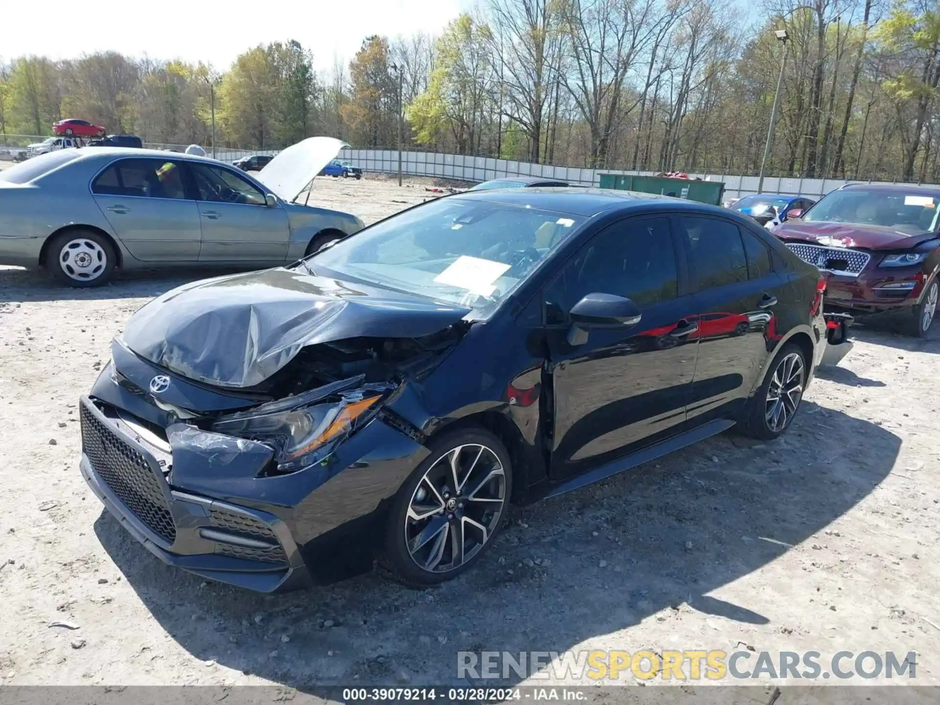 2 Photograph of a damaged car JTDS4MCE7NJ094326 TOYOTA COROLLA 2022