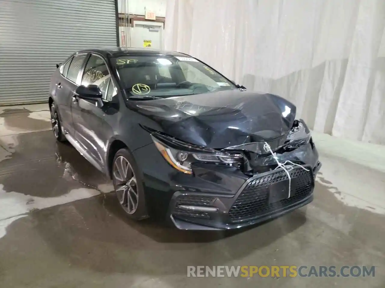 1 Photograph of a damaged car JTDS4MCE7NJ097887 TOYOTA COROLLA 2022