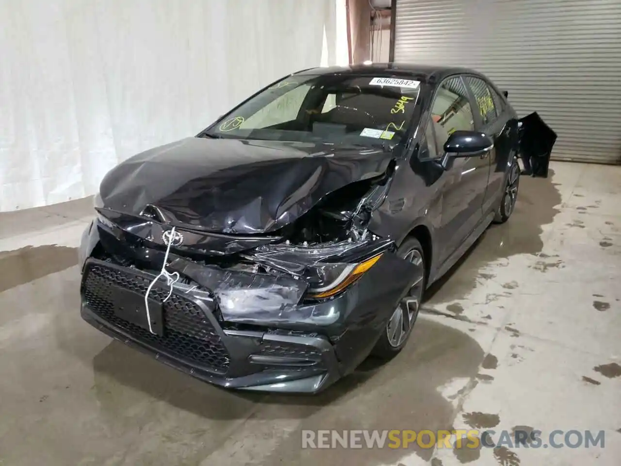 2 Photograph of a damaged car JTDS4MCE7NJ097887 TOYOTA COROLLA 2022