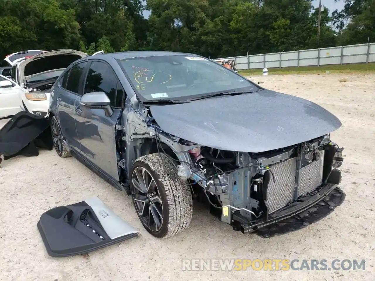 1 Photograph of a damaged car JTDS4MCE8N3500134 TOYOTA COROLLA 2022